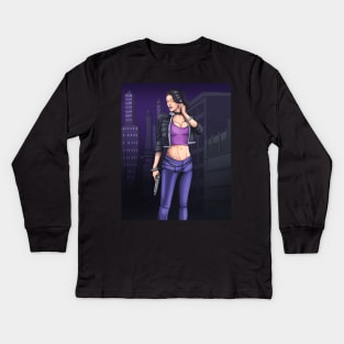 Saints Row / art game / old game Kids Long Sleeve T-Shirt